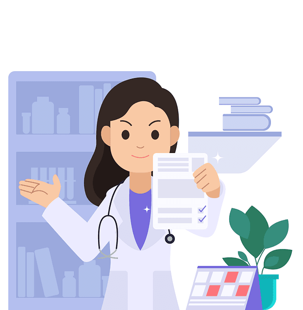 doctor with report